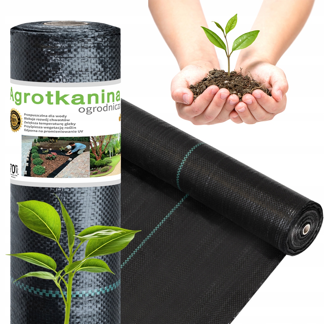 Agrotkanina agrowłóknina 70g 1,1x50m Antychwastowa