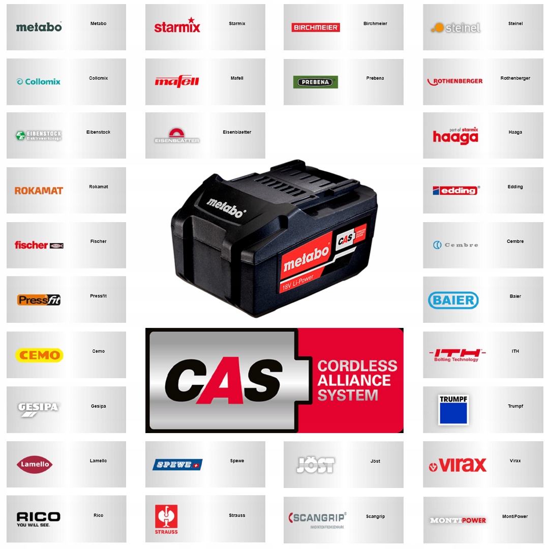 Akumulator 18V 2Ah LI-POWER CAS Metabo 625596000 Seria li-power