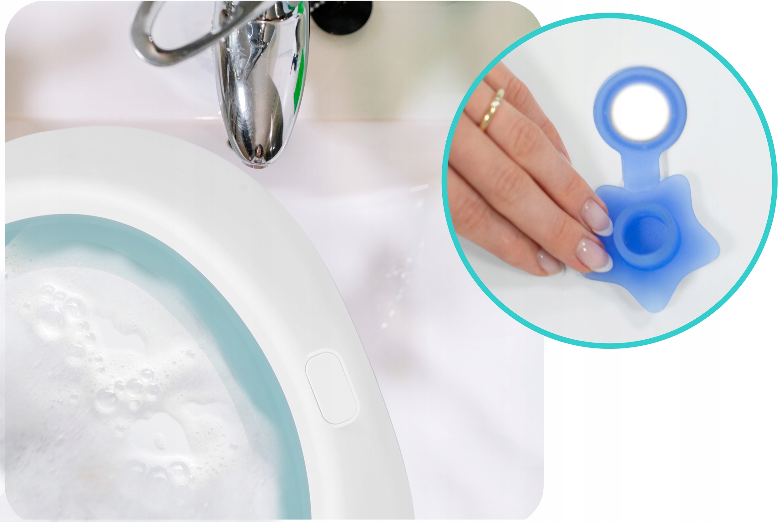 WANIENKA DLA NIEMOWLĄT DZIECI TURYSTYCZNA SKŁADANA SILIKONOWA WANNA DZIECKA Kod producenta WANNA DLA DZIECI PRZENOŚNA TURYSTYCZNA