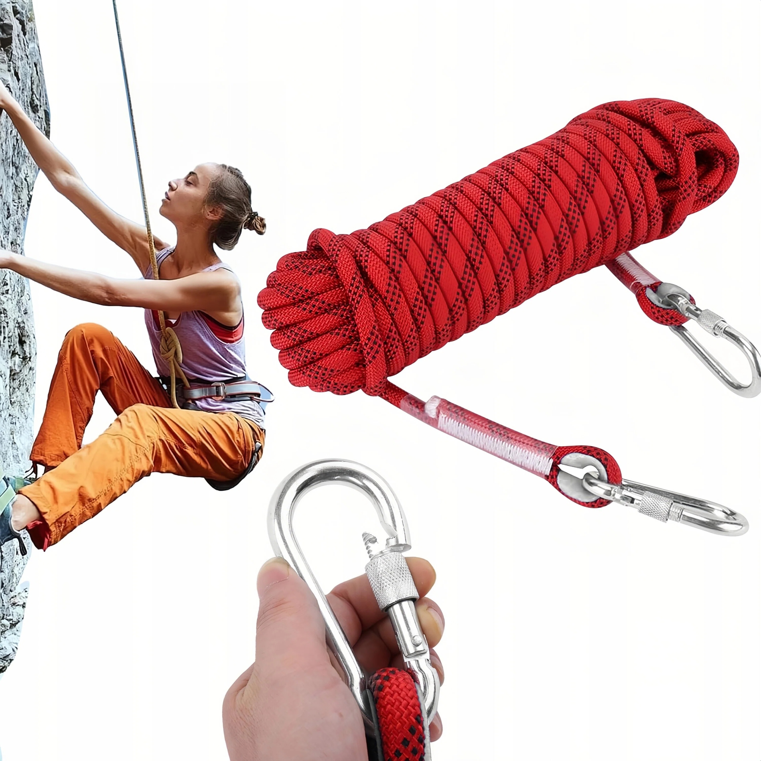 Lano Lezecké Tažné Lano Silné 20 M 12 MM