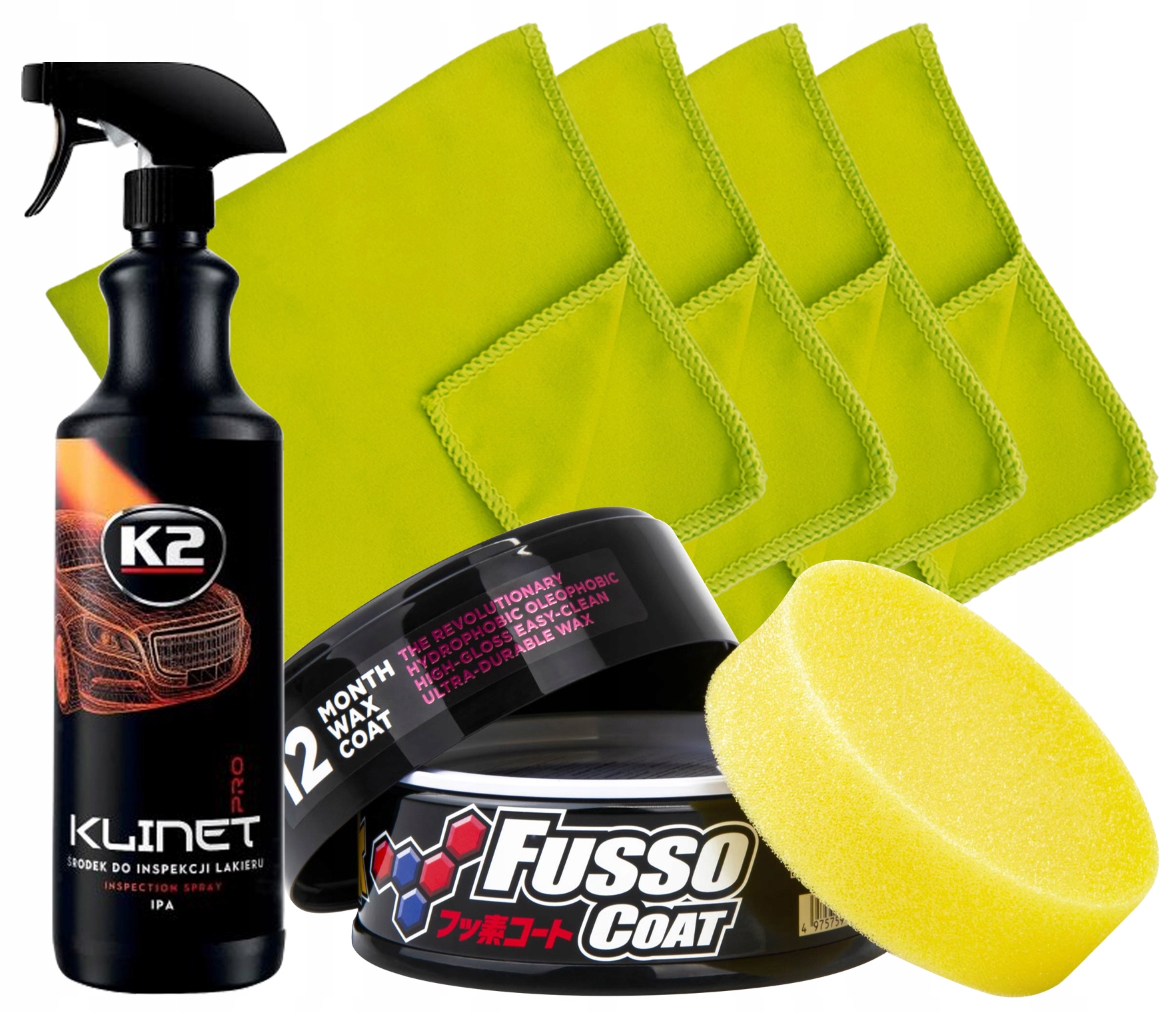 ZESTAW SOFT99 FUSSO COAT 12 MONTHS DARK KLINET