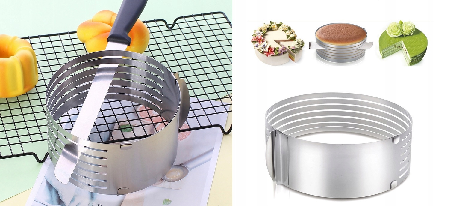 OPASKA DO KROJENIA TORTU TORTA BISZKOPTA 30cm RANT Marka KMT Style