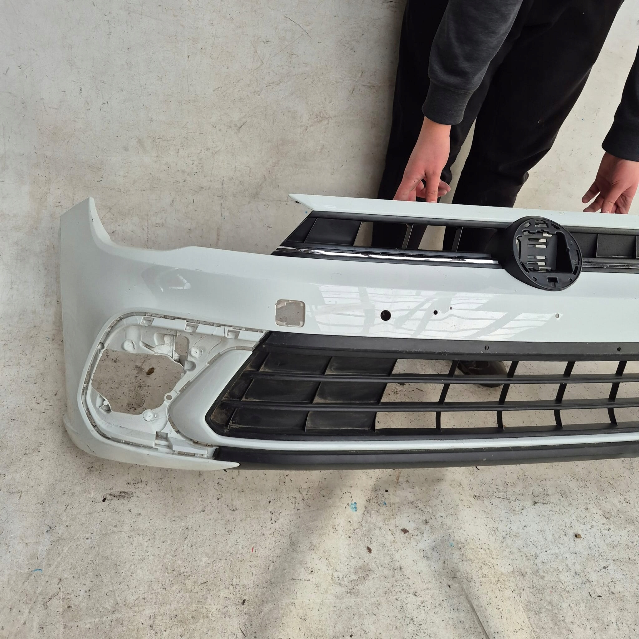 VW POLO VI 2G LIFT 21- bumper front front PDC 2GS807221H