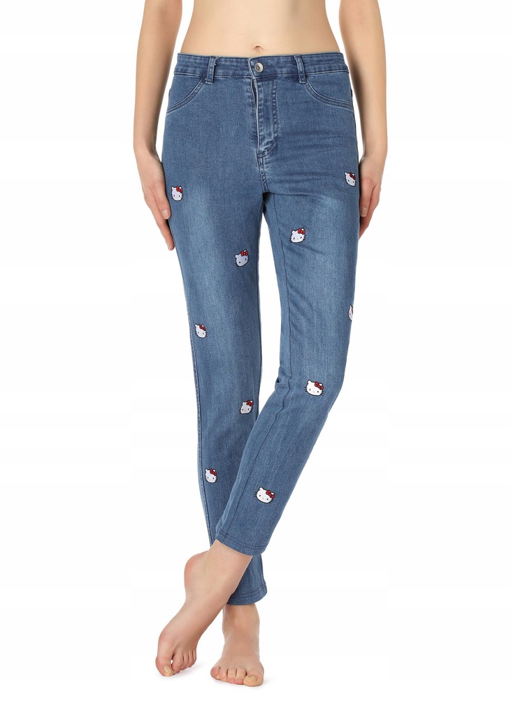 

Calzedonia Spodnie Jeans Jeggins Hello Kitty M/38