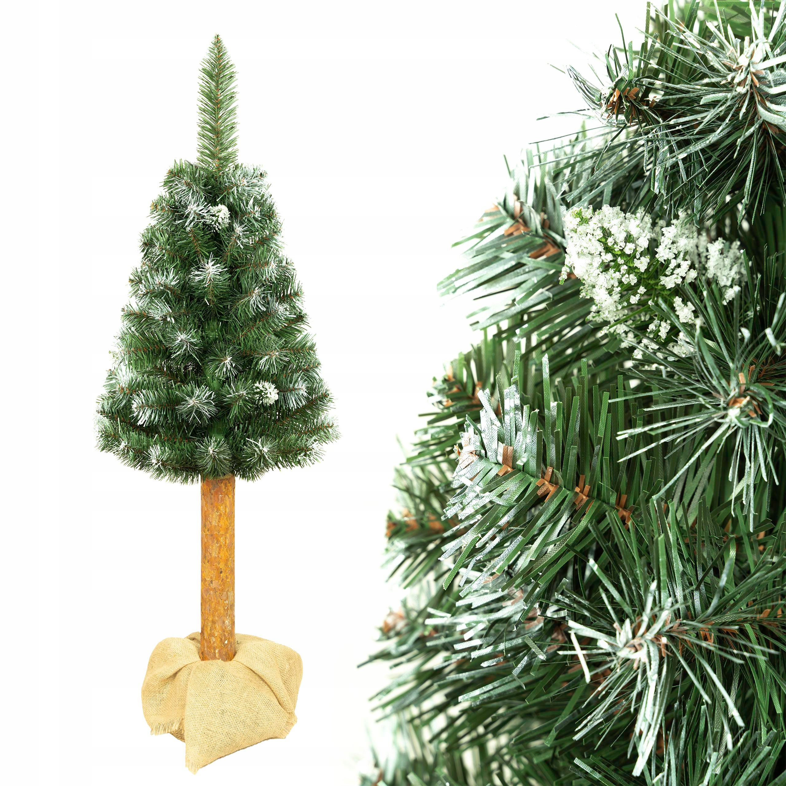 CHOINKA SZTUCZNA SOSNA DIAMENTOWA NA PNIU 140 CM