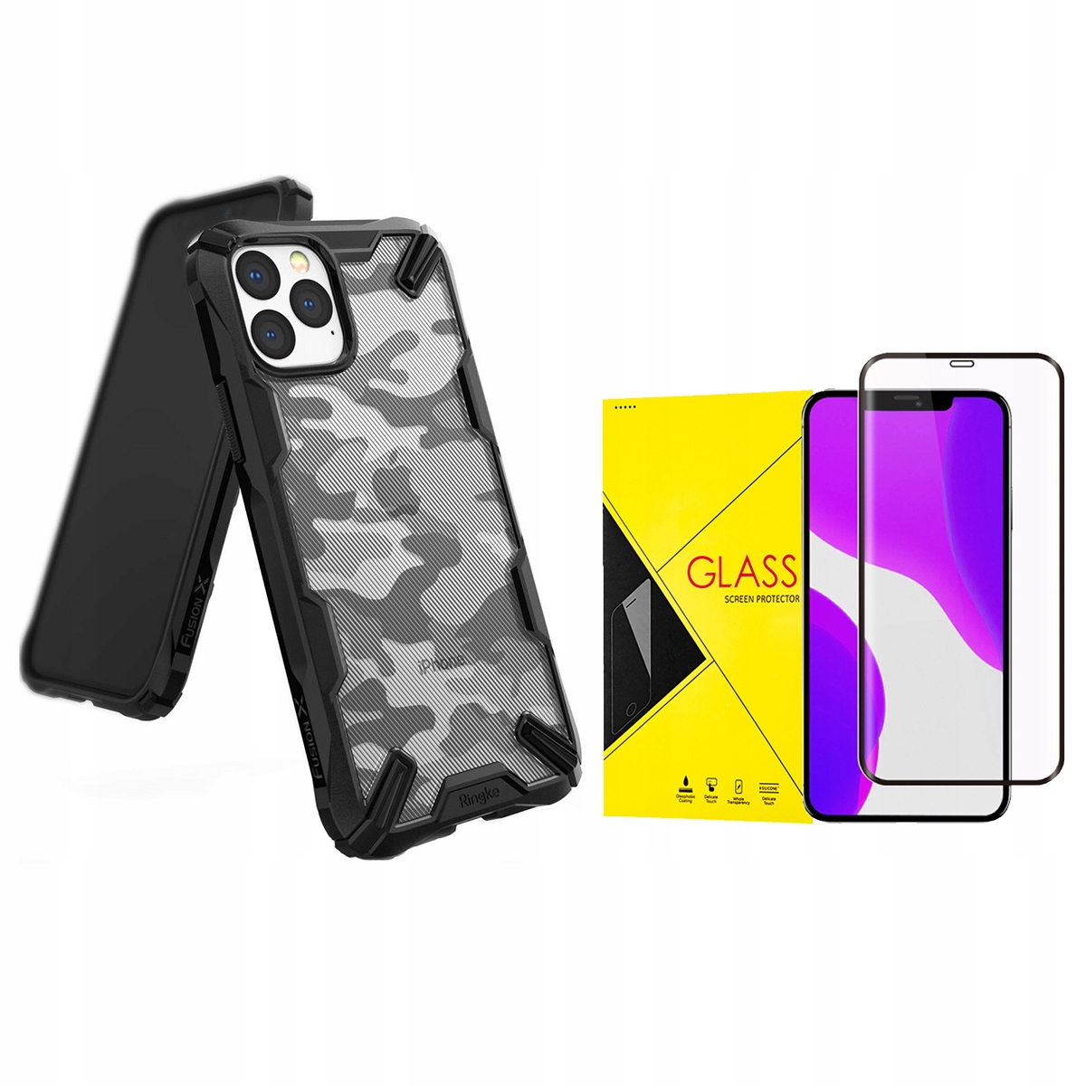 

Ringke Etui Do Iphone 12 Pro Max + Szkło Hybrydowe