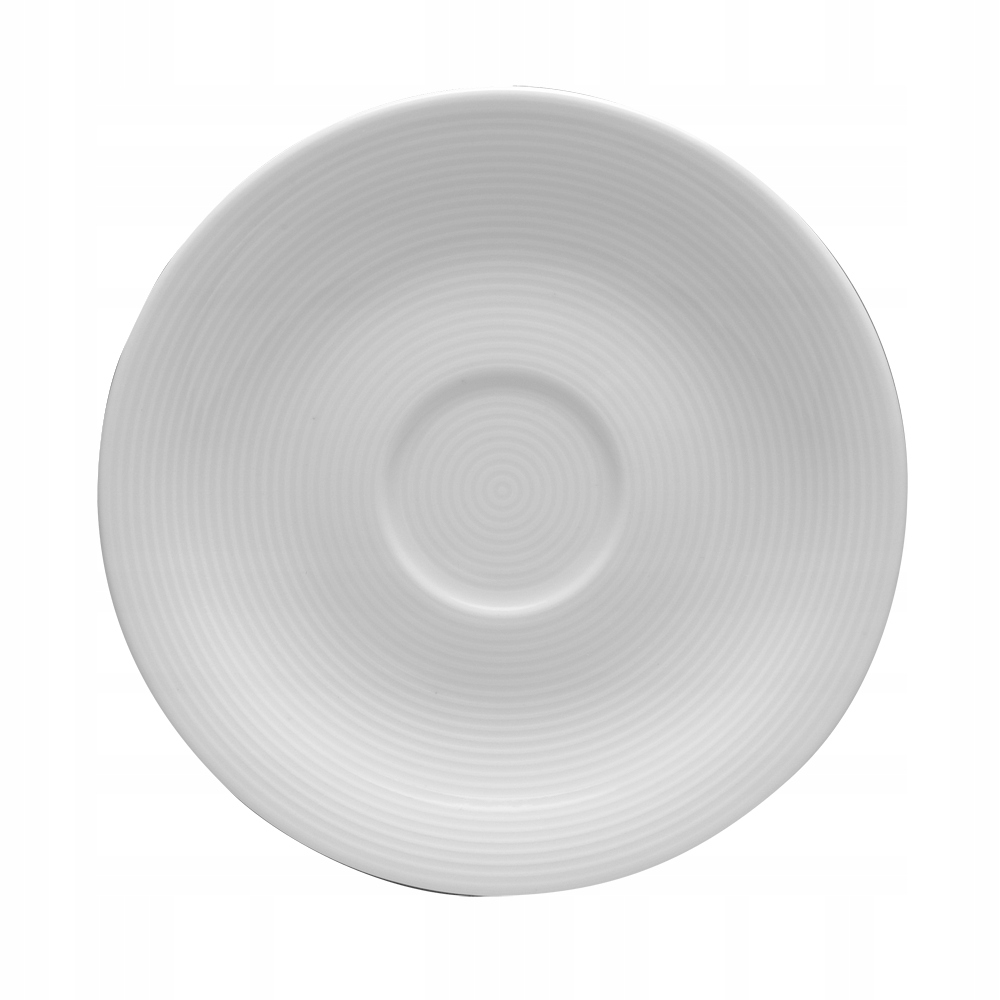

Lubiana polska porcelana Eto biały spodek 14,5cm