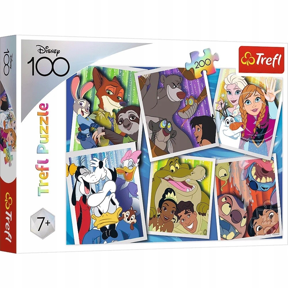 

Puzzle 200 Disney 100 Lat bohaterowie bajek