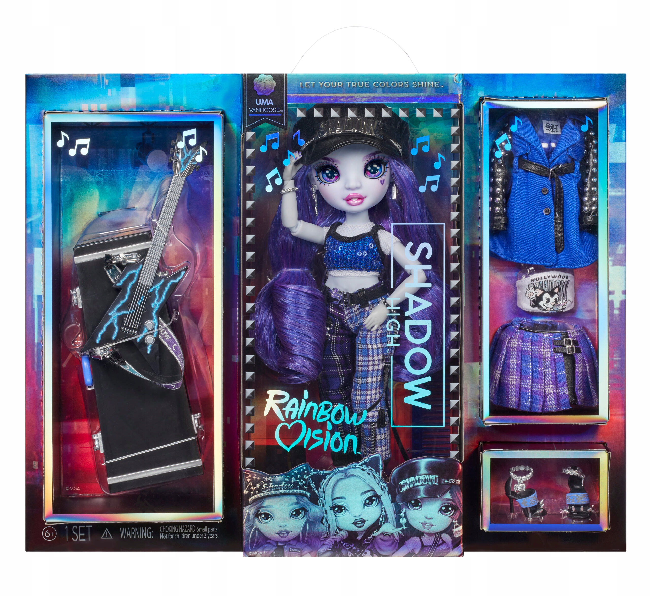 

Lalka Rainbow Vision Shadow High Uma Neon Blue Mga