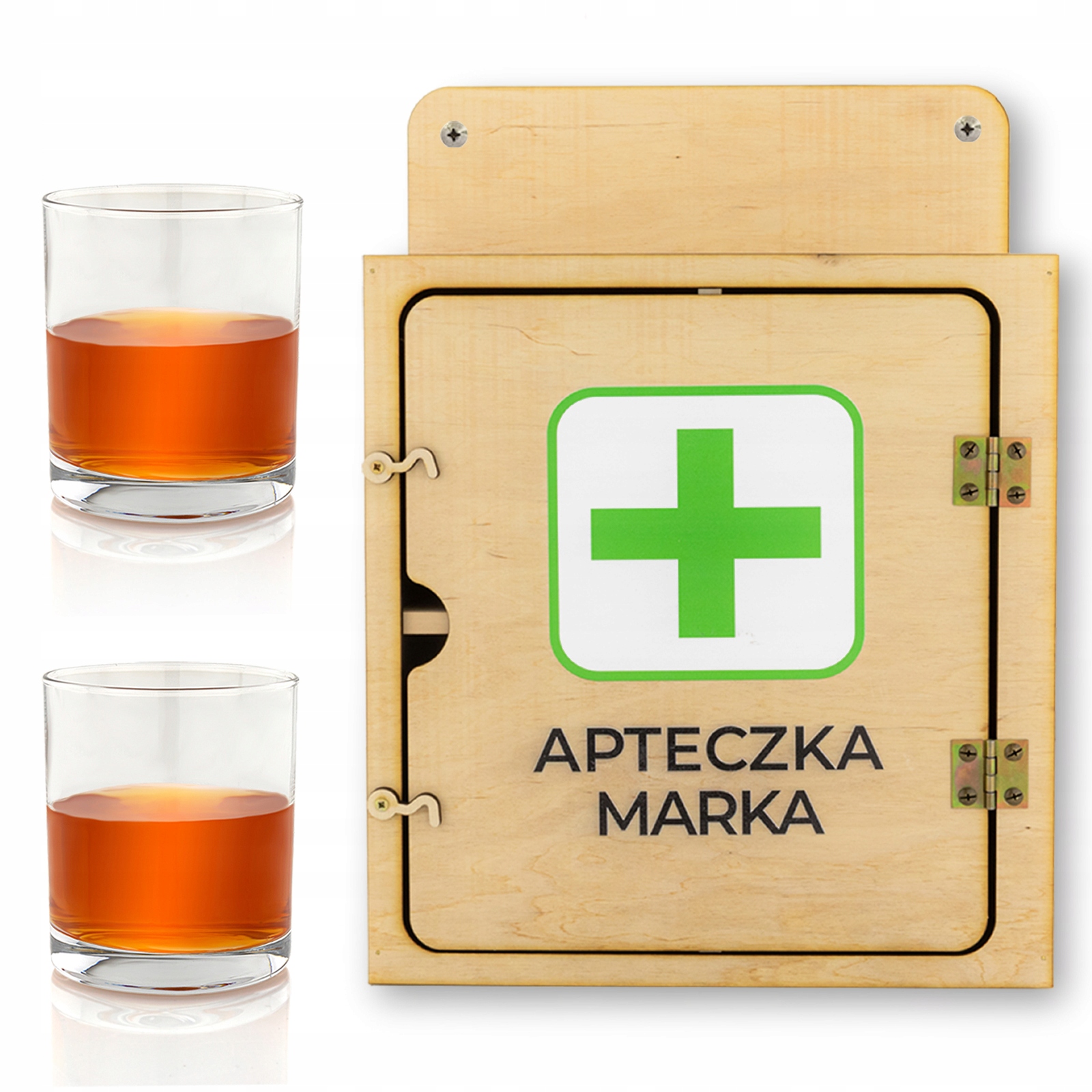 

Apteczka Barek Grawer Urodziny Szklanki Gratis!