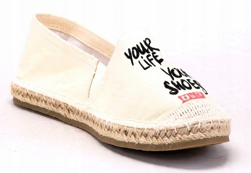 

Espadryle Damskie Big Star Beżowe DD274A182 R38