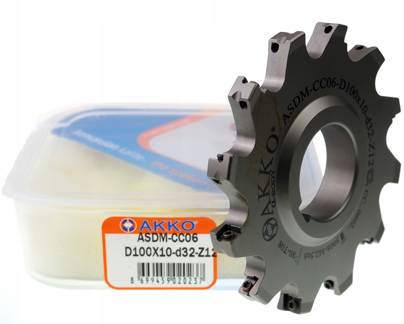 FREZ TARCZOWY SKŁADANY 100X10 PŁYTKA CCMT 060204 Twardość (HRC) 45