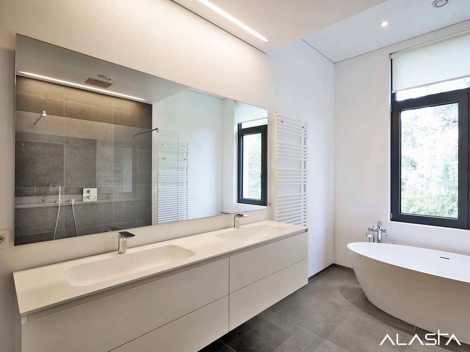 Lustro do Łazienki - Każdy Rozmiar - 115x40 cm Marka Alasta