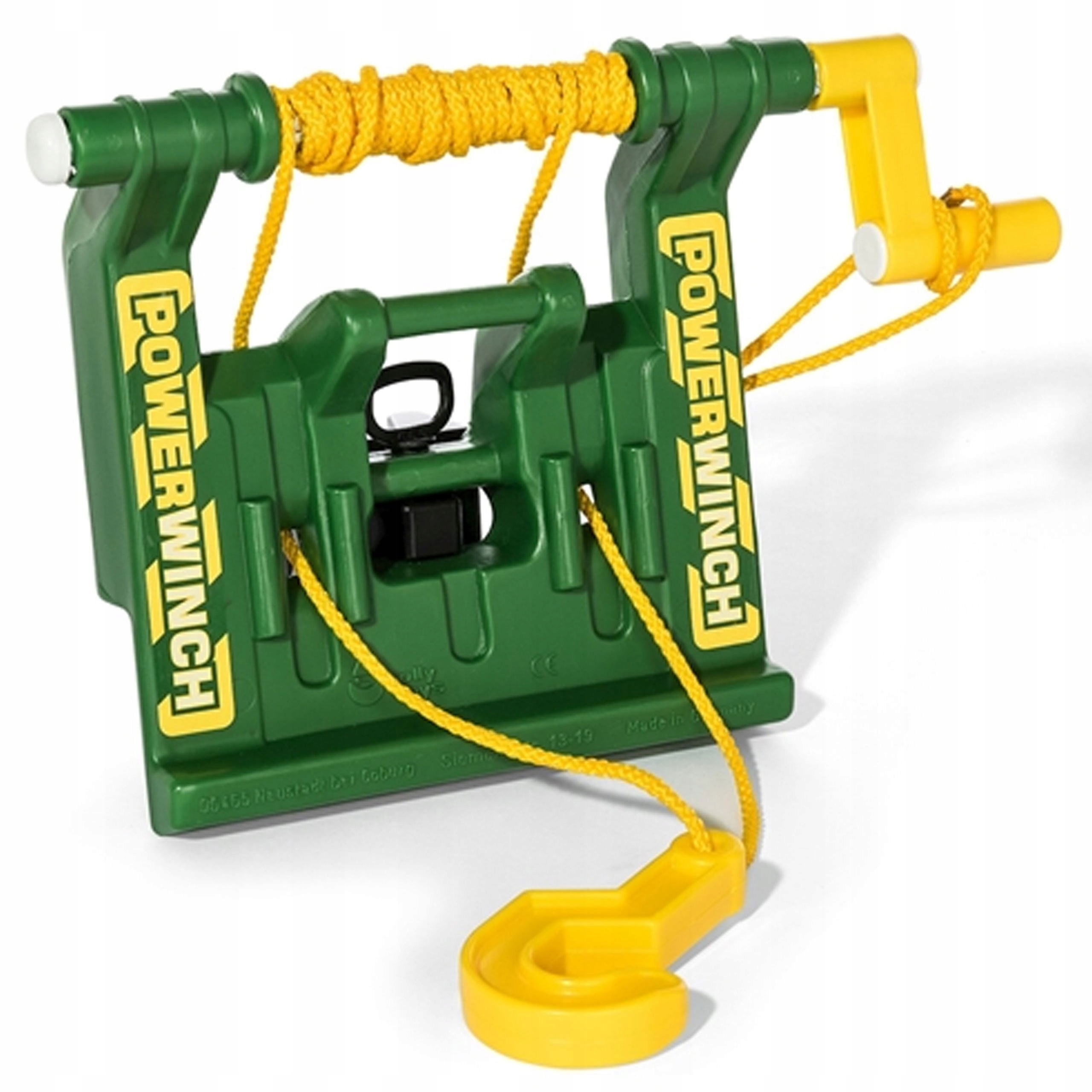 WYCIĄGARKA ZIELONA DODATEK DO TRAKTORKA ROLLYPOWERWINCH ROLLY TOYS EAN (GTIN) 4006485408986