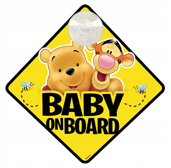 

Tabliczka Kubuś Puch Dziecko W Aucie Baby On Board