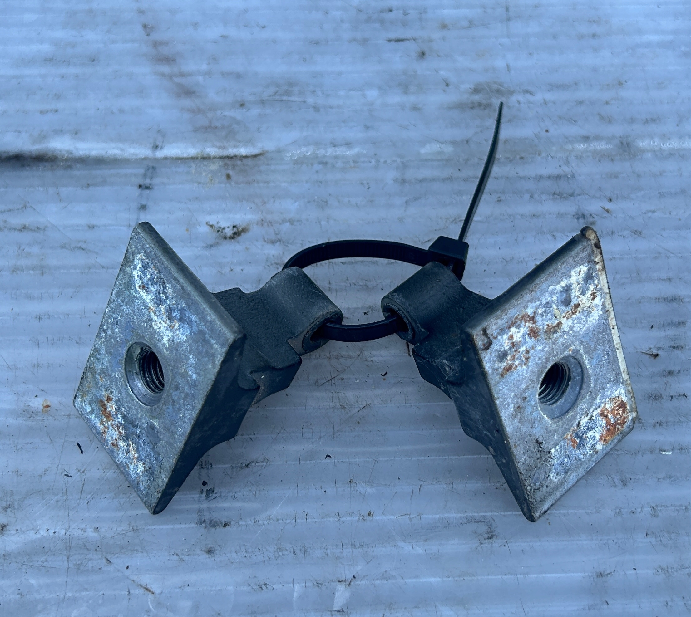 hinge door front upper + lower right left BMW 7 F01