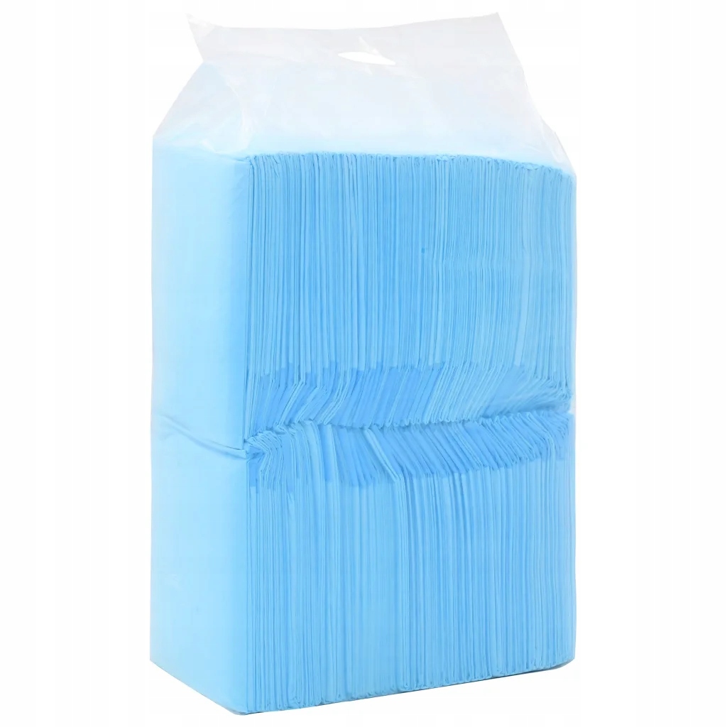 Hygienické podložky pro štěňata, 4-vrstvé, modro-bílé, 90x60