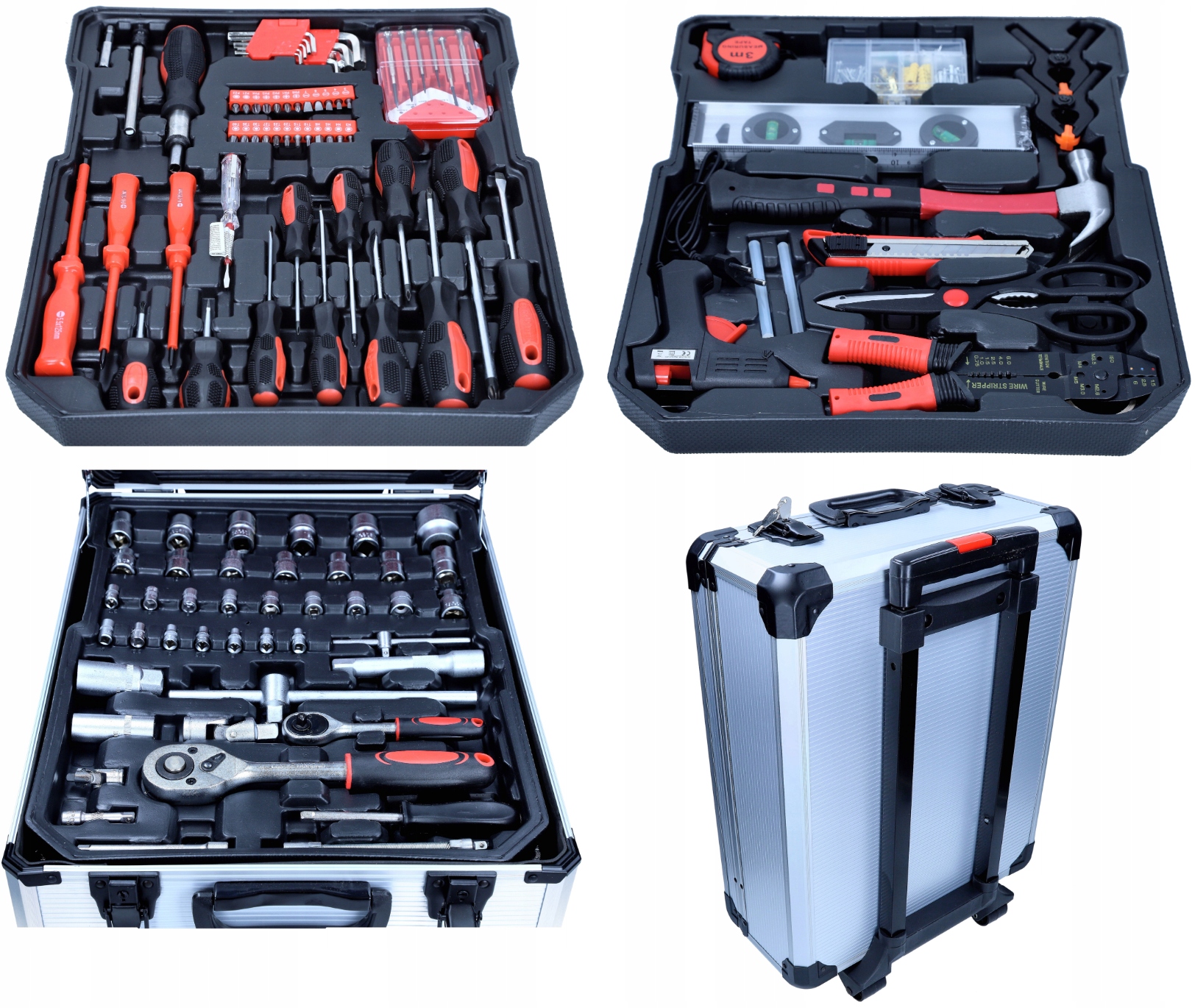 Sada nástrojov 187 kusov, kufrík
