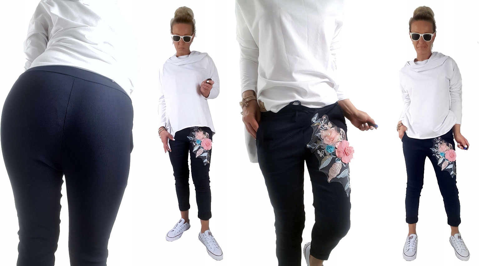 

Asymetryczna Tunika Bluza Sukienka Komin Kaptur L