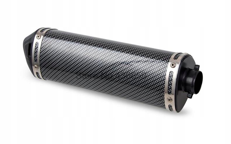 Tłumik wydech aluminium carbon MORETTI