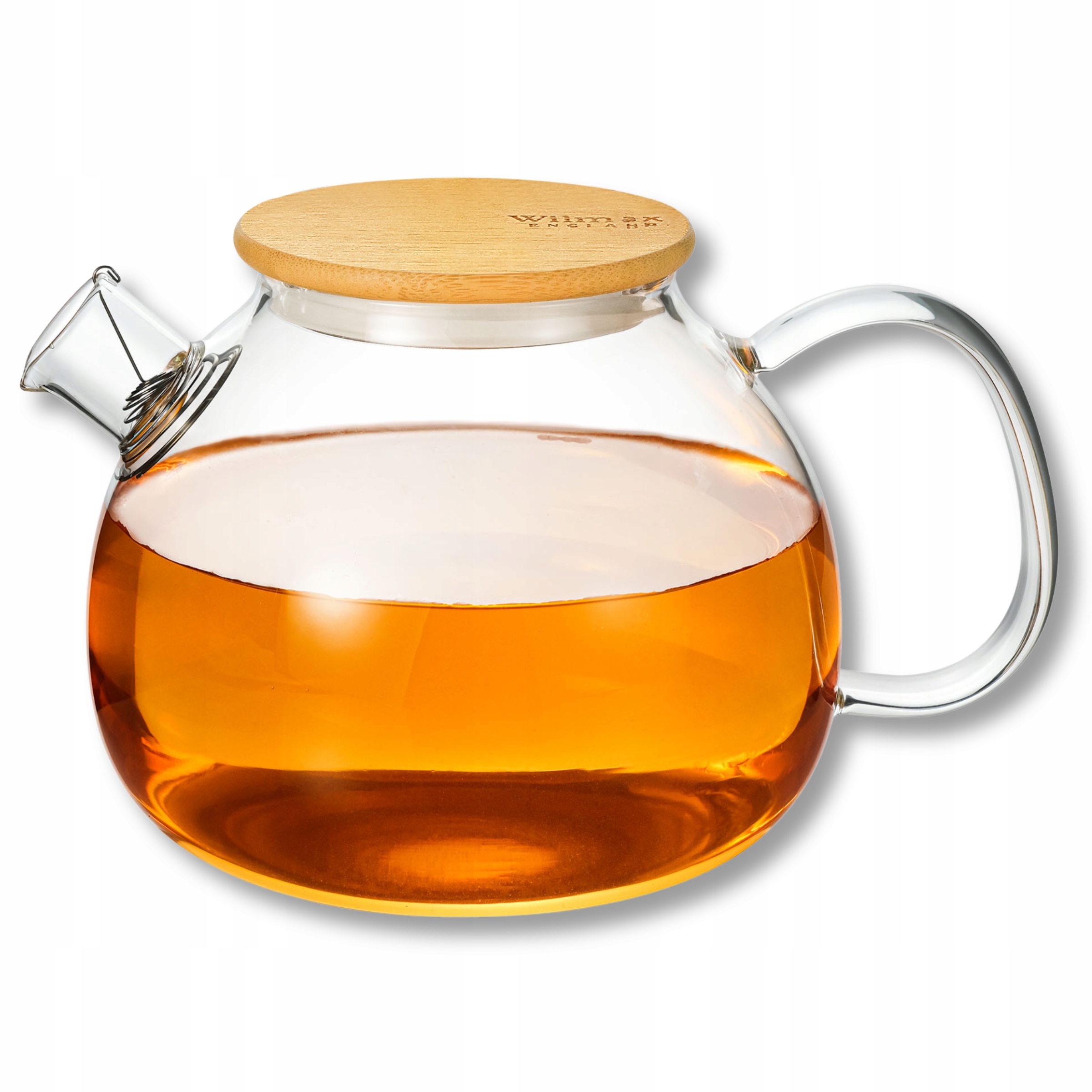 Skleněná konvice na čaj s louhovacím sítkem a víkem, 1,5 l, Wilmax