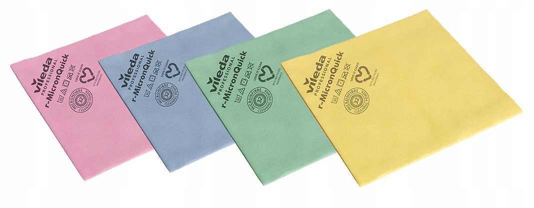 Levně Utěrky Z Mikrovlákna R-micronquick, Sada 4 Kusů, 4 Barvy