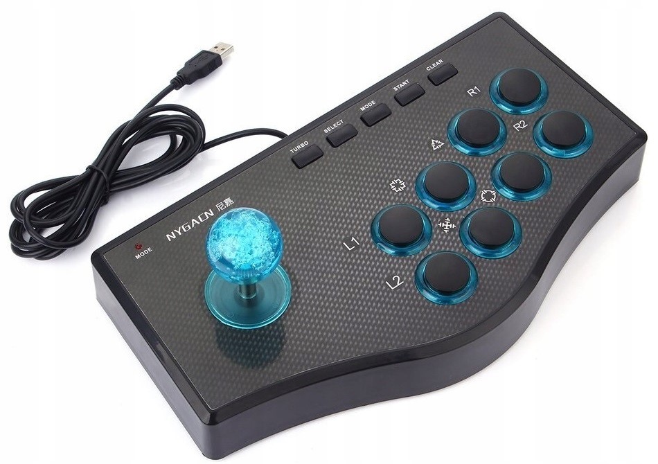 KONTROLER JOYSTICK ARCADE STICK WIRED PC XBOX PS3 PLAYSTATION DO GIER USB Kod producenta 00061E2