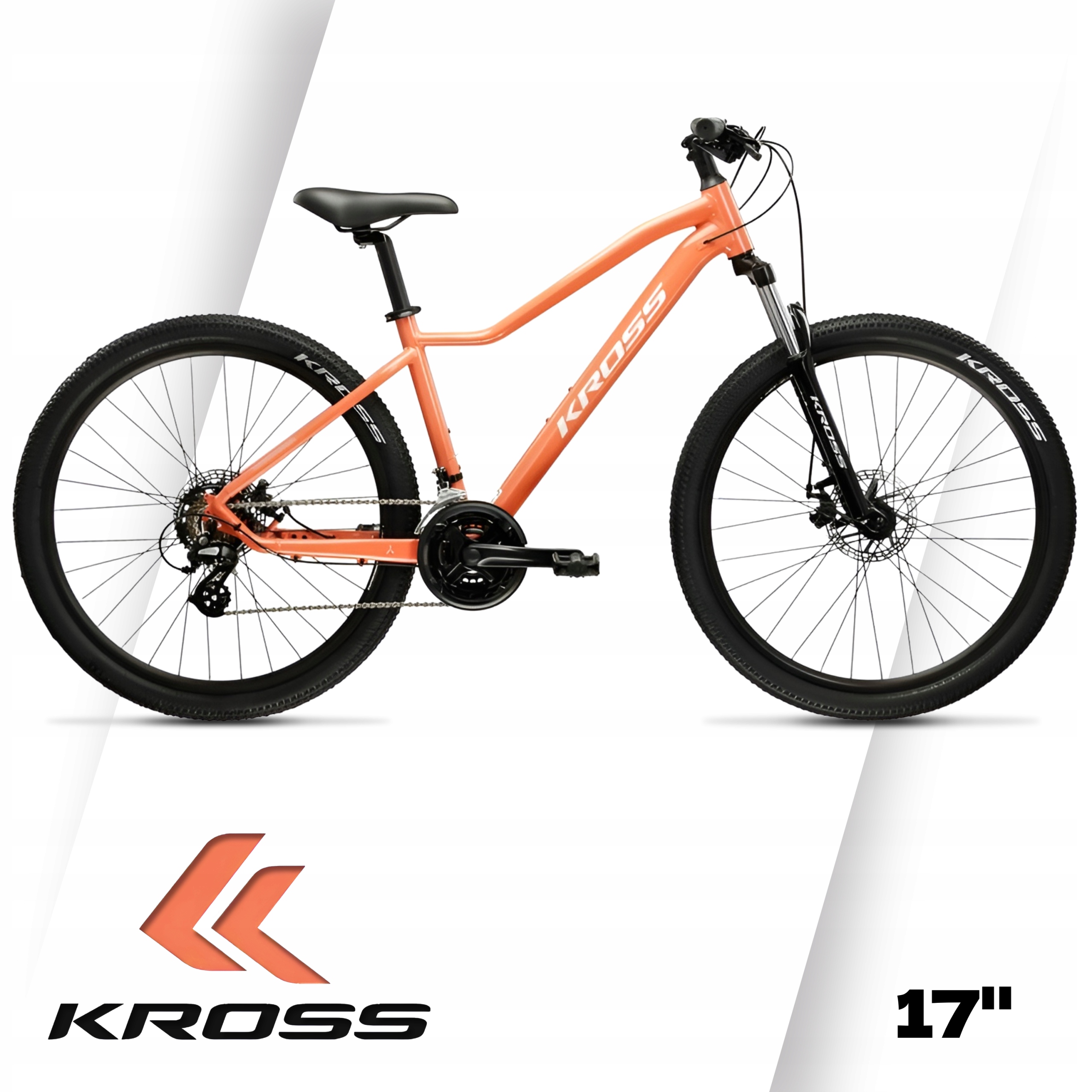 Damski Rower górski Kross Lea 2.0 29" rama aluminium 17"(M) 167-175cm łosoś