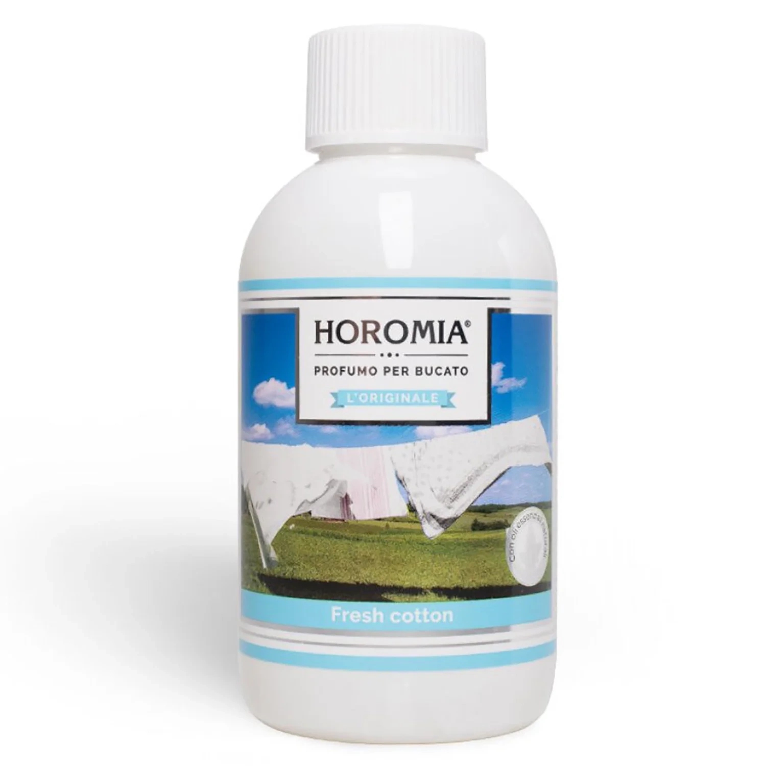 Levně Italský parfém na praní textilu svěží bavlna Fresh Cotton Horomia 250 ml