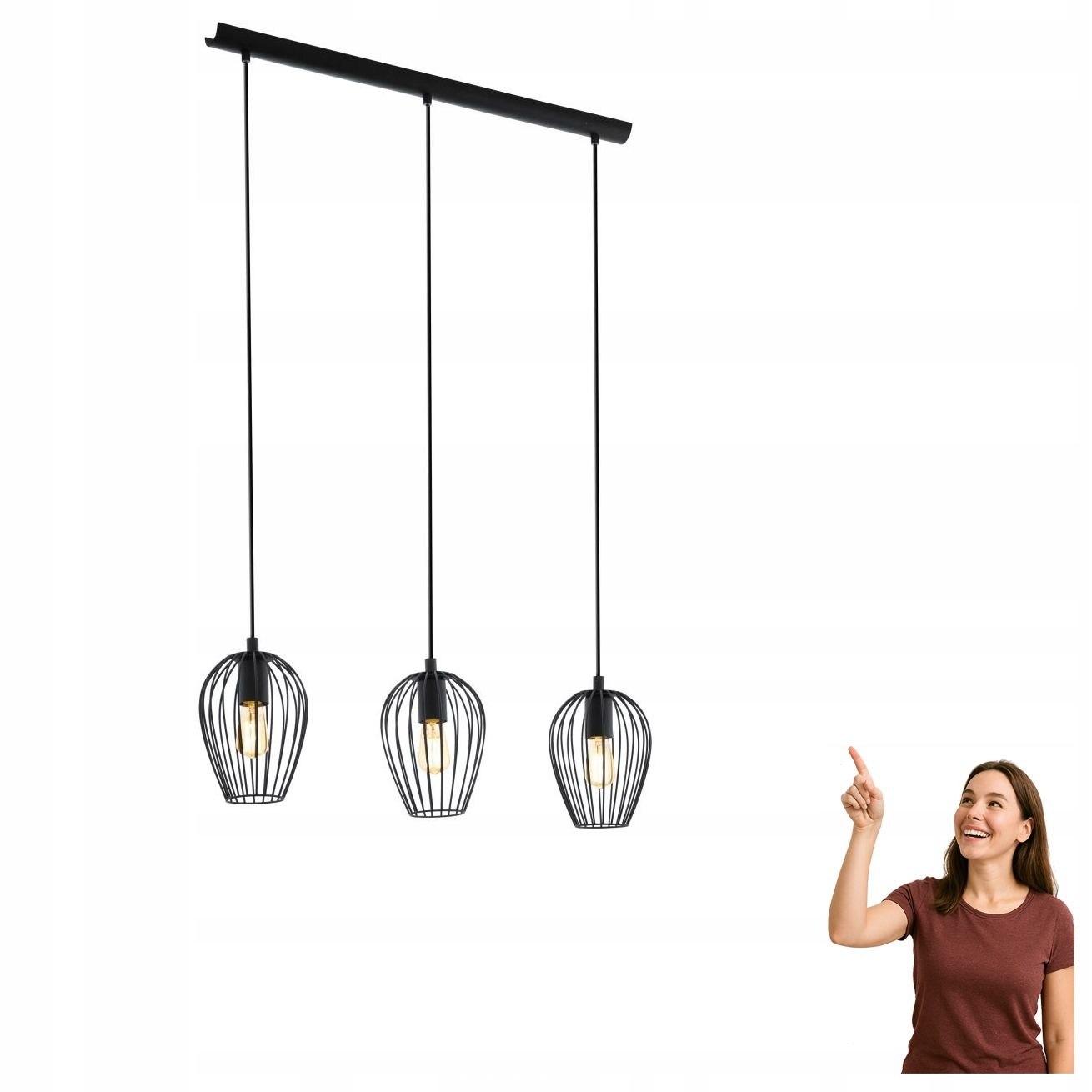 Závesná lampa Newtown 49478 Eglo