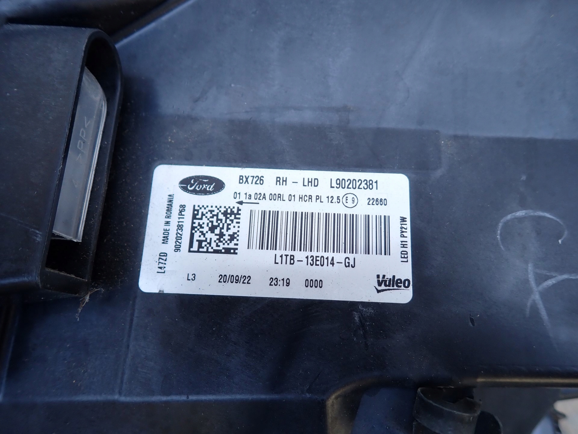 light right REFLEKTOR right LED FORD PUMA MK2 II J2K 2019- L1TB-13E014-GJ