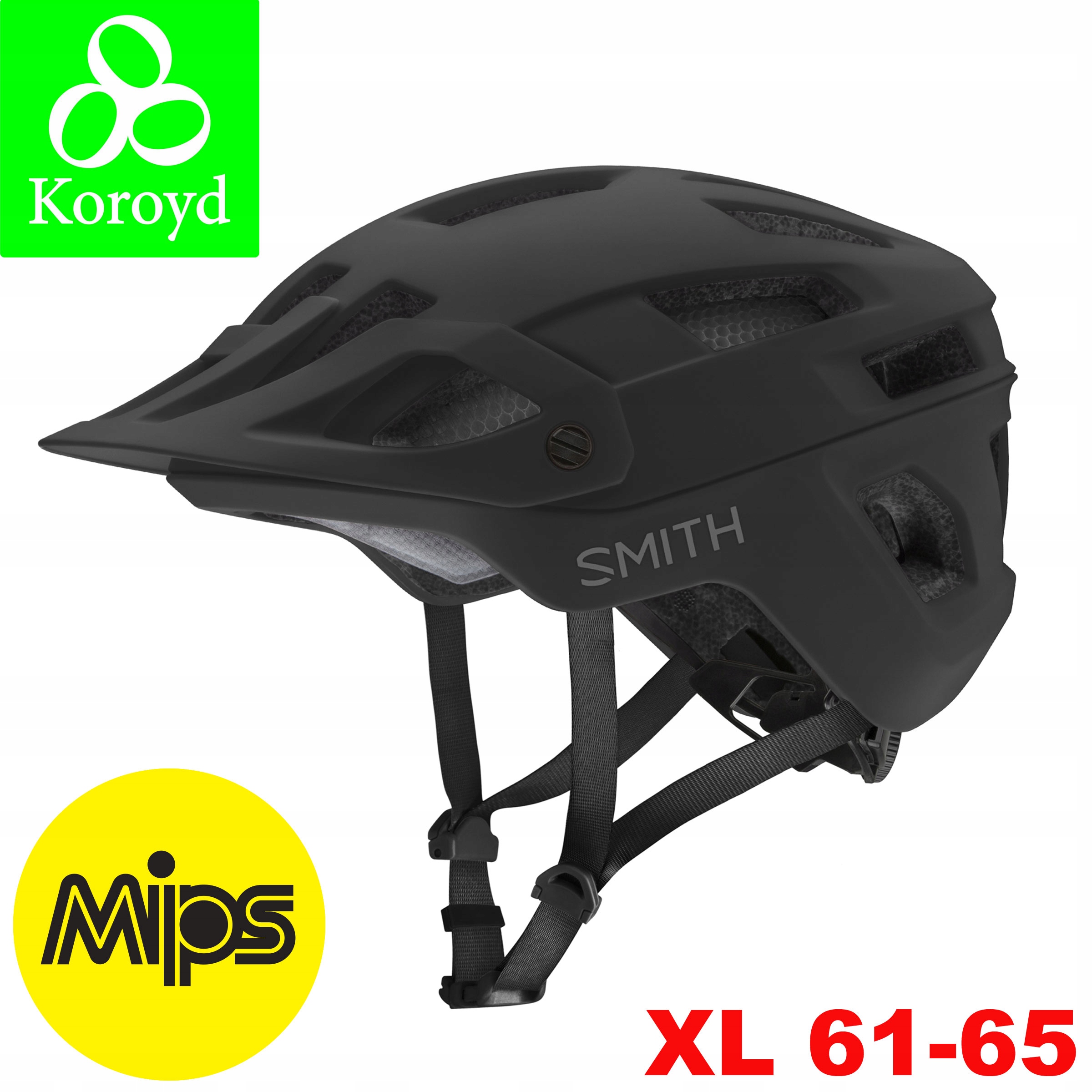 Smith 2024 Kask rowerowy Engage 2 Mips Koroyd Mtb black XL 61-65 czarny mat