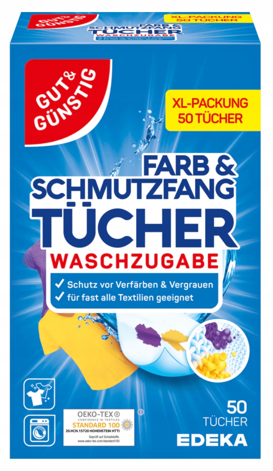 

G&g chusteczki do prania wyłapujące kolor 50