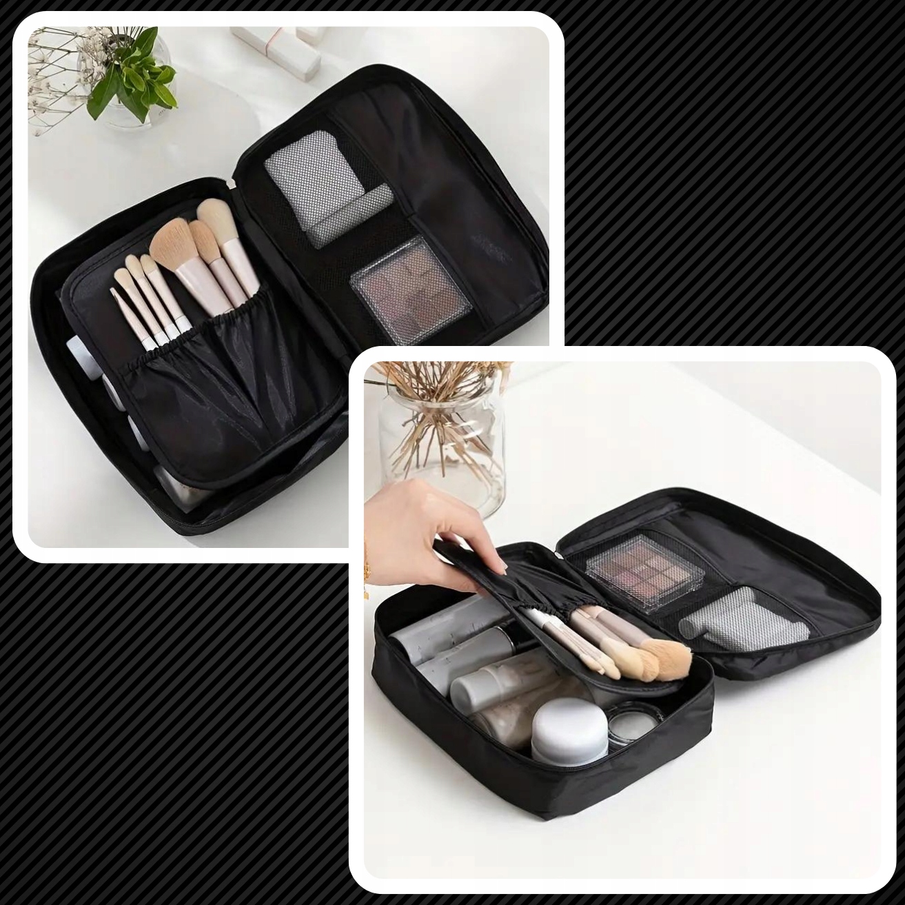 KOSMETYCZKA PODRÓŻNA TORBA NA KOSMETYKI TORBA MĘSKA UNIWERSALNA TOREBKA Marka inna marka