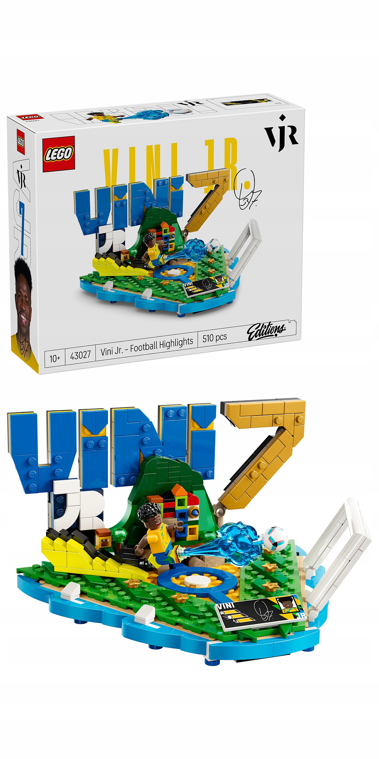 Lego Editions 43027 Vini Jr. – Hvězdné momenty fotbalu