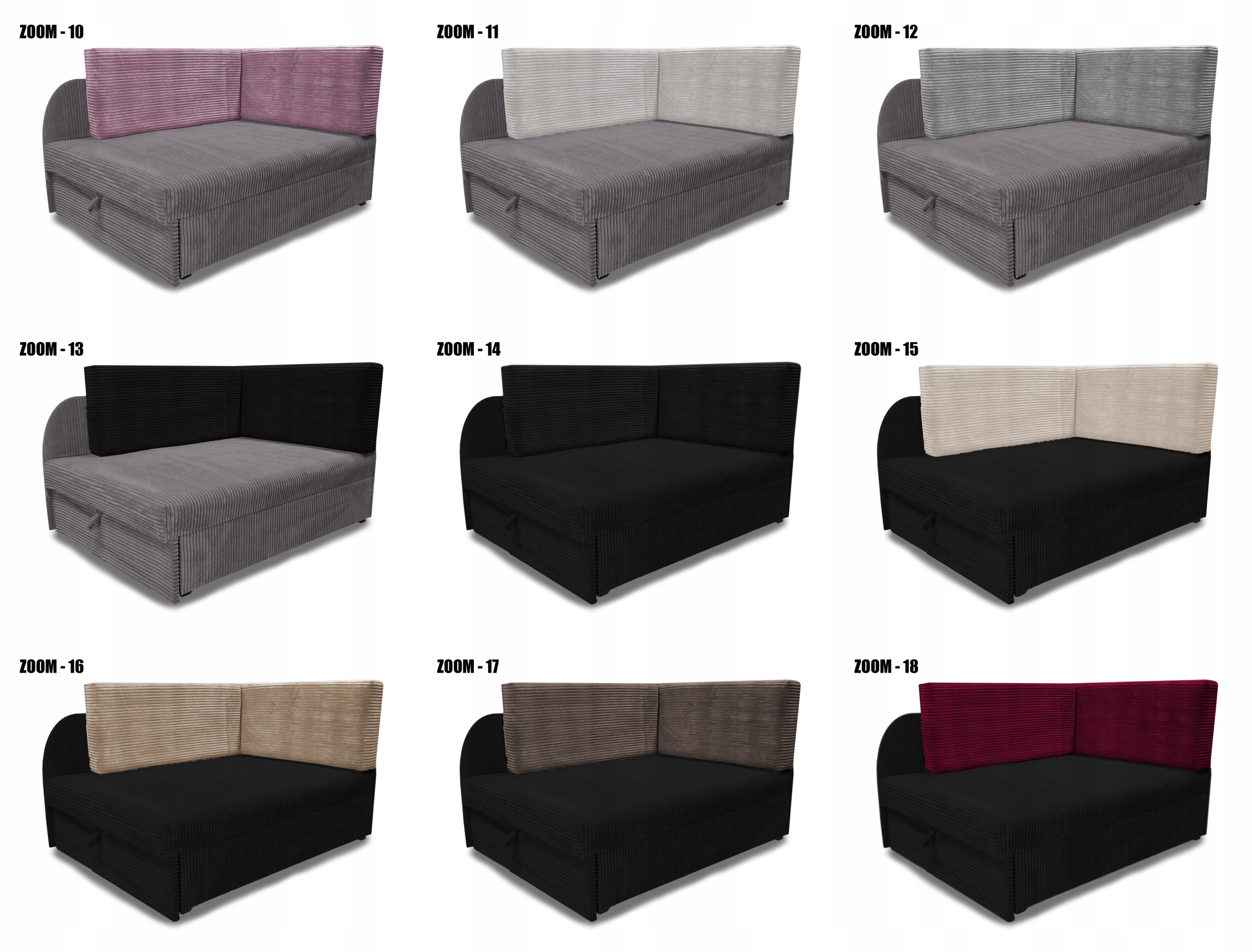 Stylowe rozkładane łóżko dziecięce z pojemnikiem na pościel rozkładana sofa Rodzaj łóżka łóżko składane tapczan