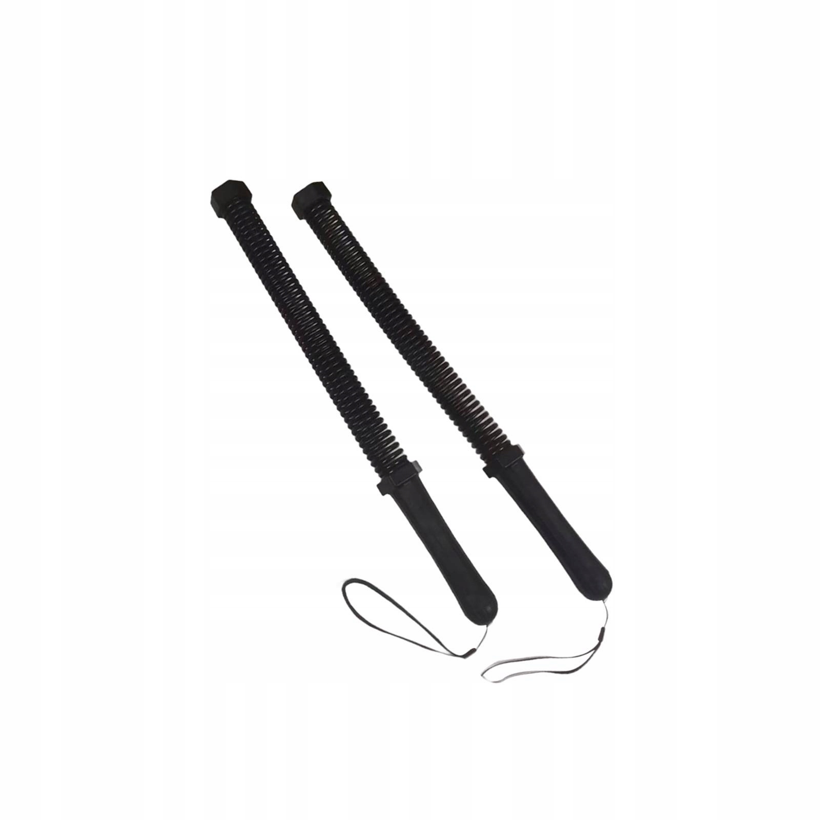 2 Sztuki Bezlinowych Lin Bojowych, Kompaktowe Profesjonalne 47cm, Czarne