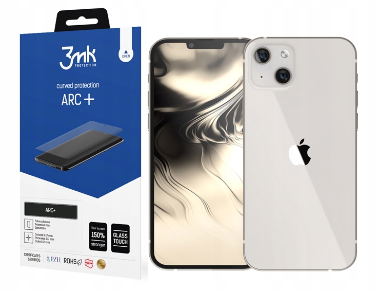 

Folia Fullscreen Arc+ 3MK do iPhone 13 Mini