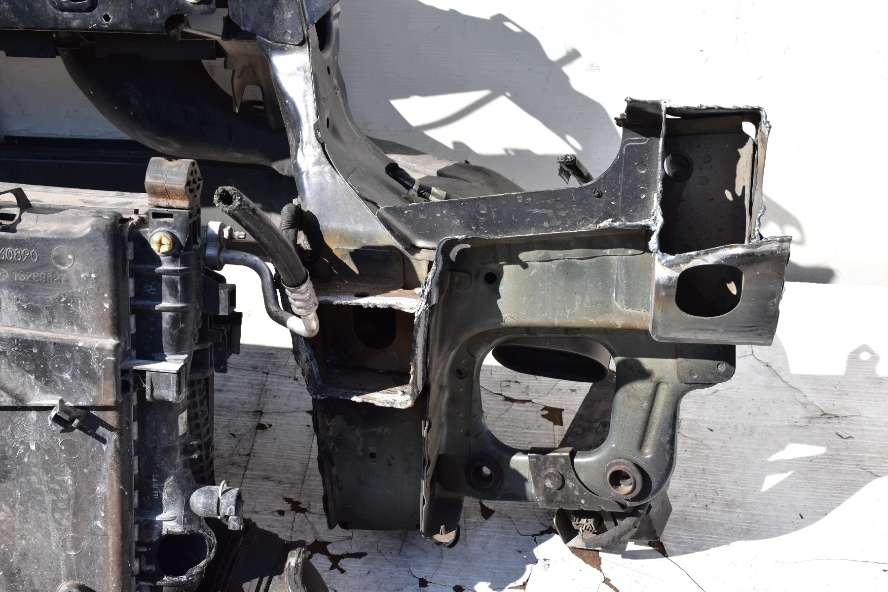 support panel for radiators pillar OPEL ZAFIRA C Lift 2016-2019 1.4 140KM Manual