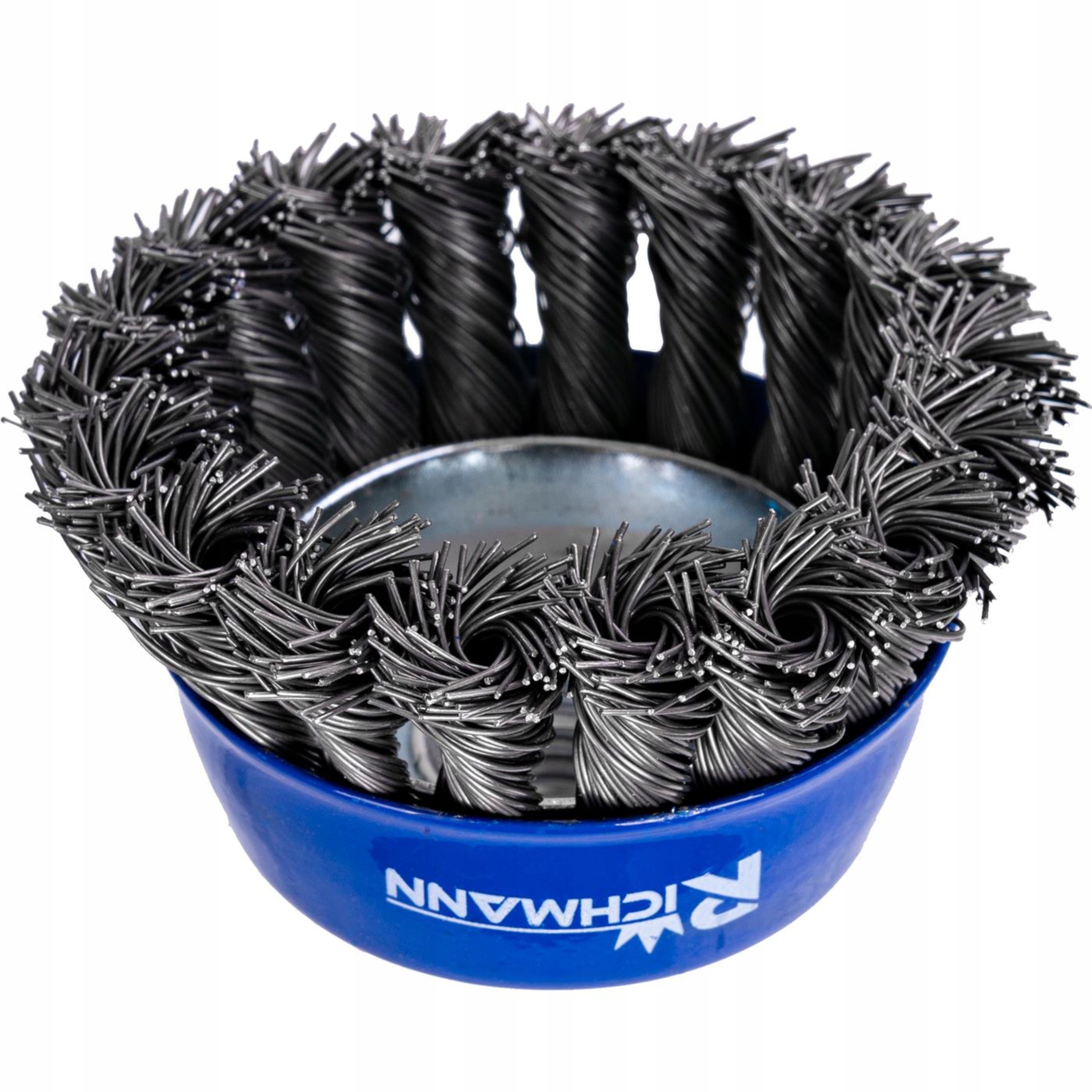 SZCZOTKA DO SZLIFIERKI DOCZOŁOWA 80mm M14 DRUT SKRĘTNY C4307 Marka Richamnn