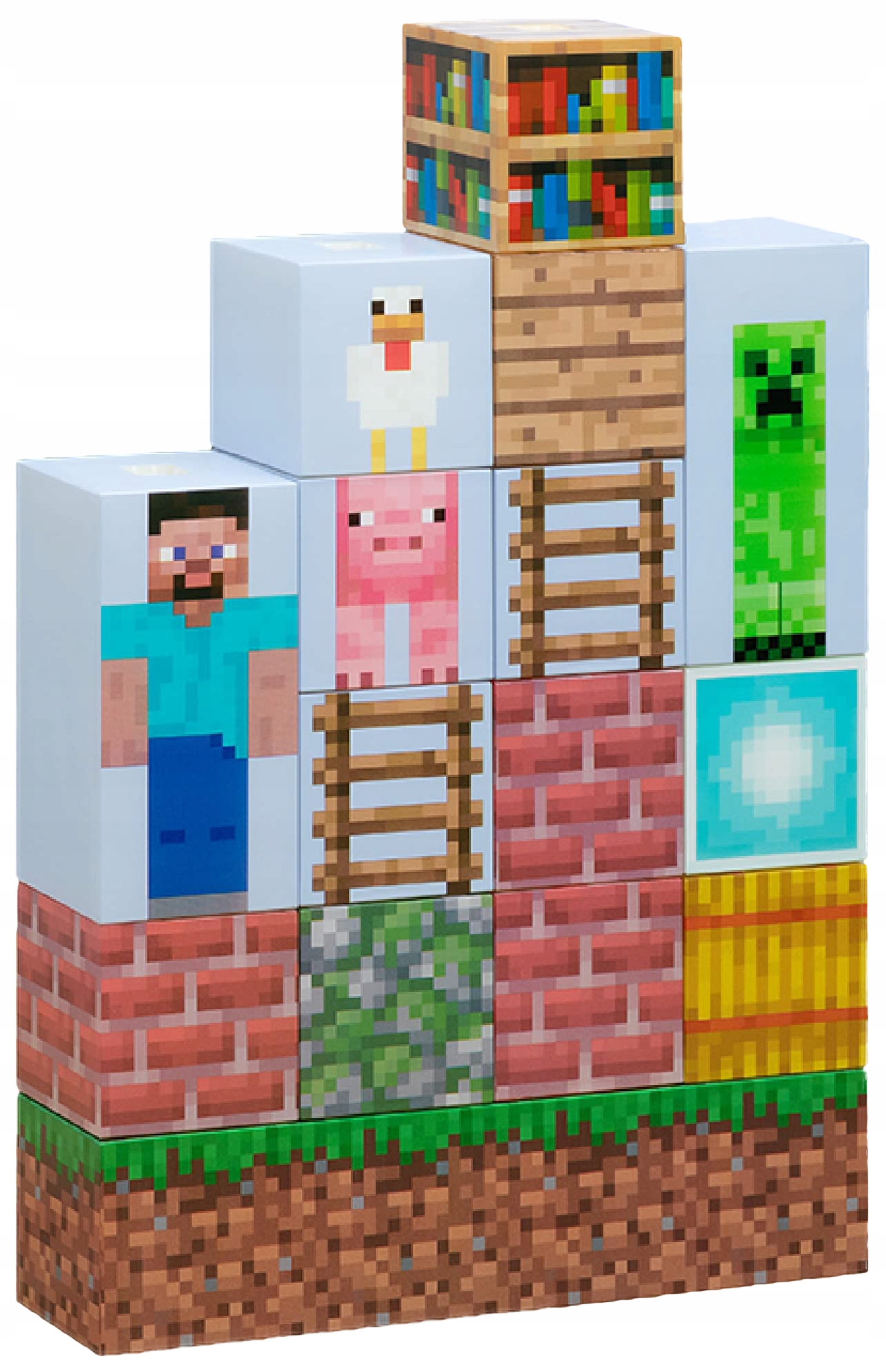 Lampka Minecraft Bloki Edycja Postacie Block Building Light