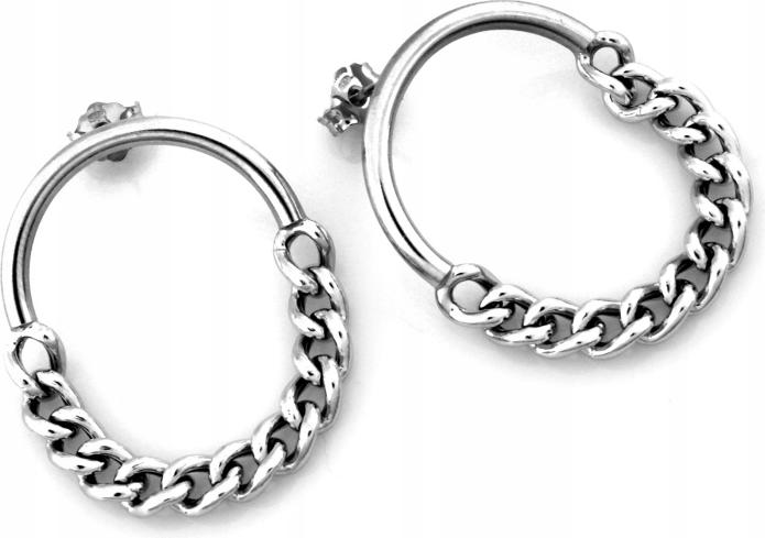 Malé stříbrné náušnice 925 módní s řetízky, originální šroubky, tyčinky