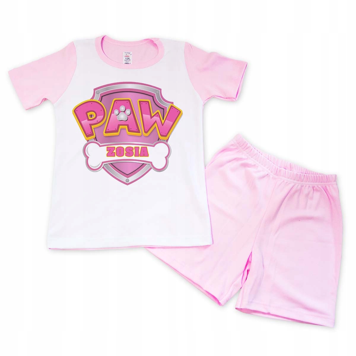 

Piżama Krótki Rękaw Różowa 116 Psi Patrol 14 Imie