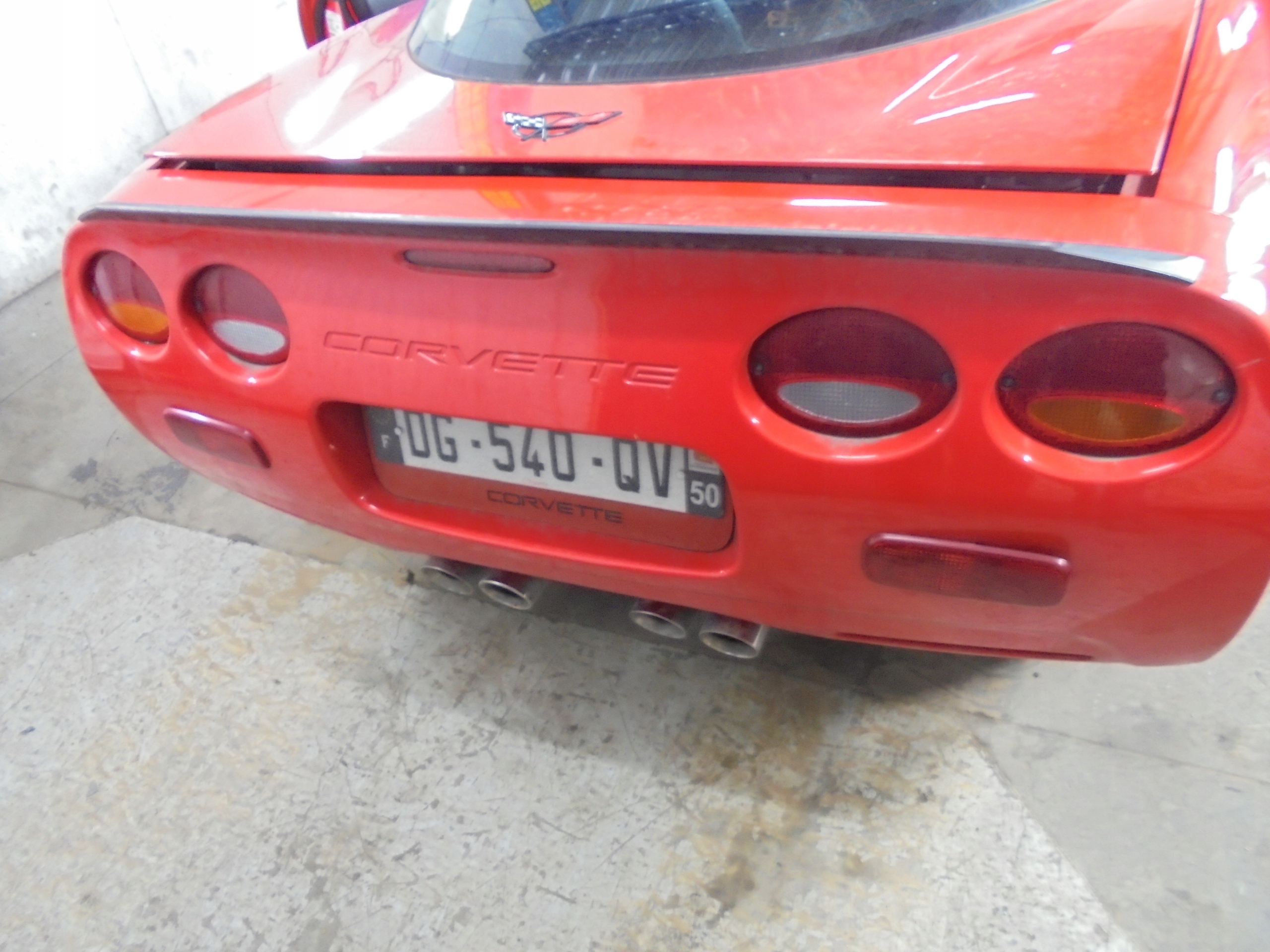 CHEVROLET CORVETTE C5 LS1 trunk door boot