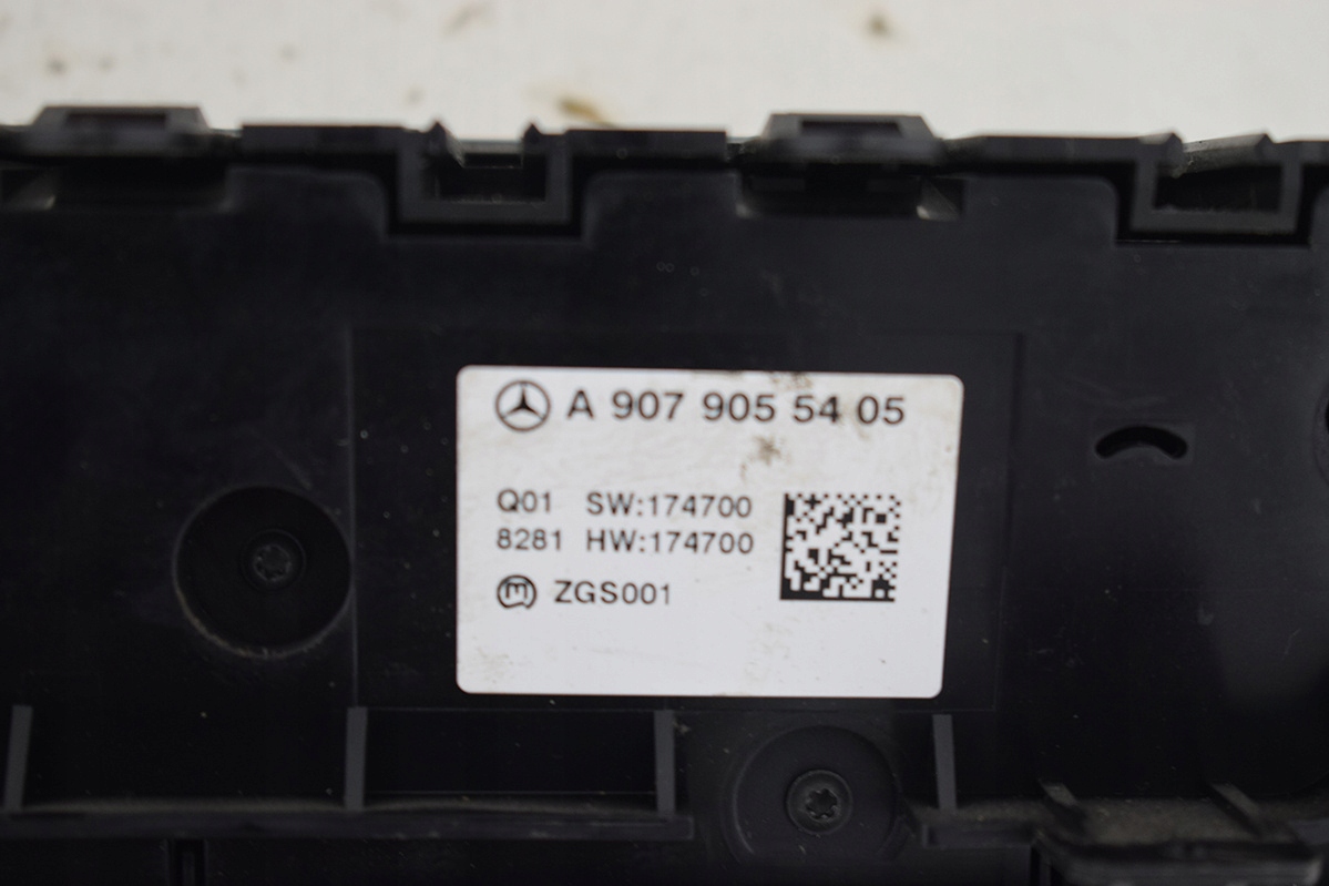 control panel air conditioning devices MERCEDES SPRINTER W907 W910 A9079055405