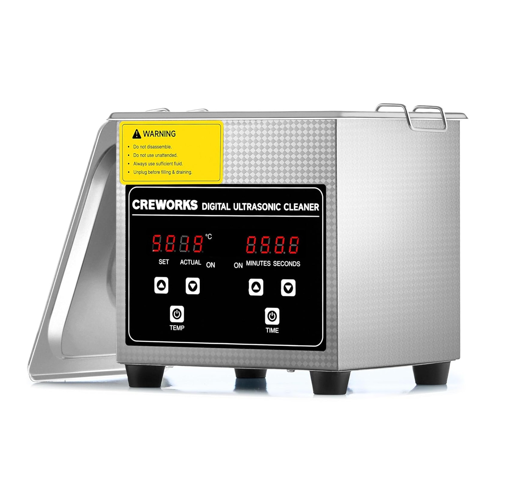 Myjka Ultradźwiękowa 1,3 L 60 W z Podgrzewaniem do 80°C