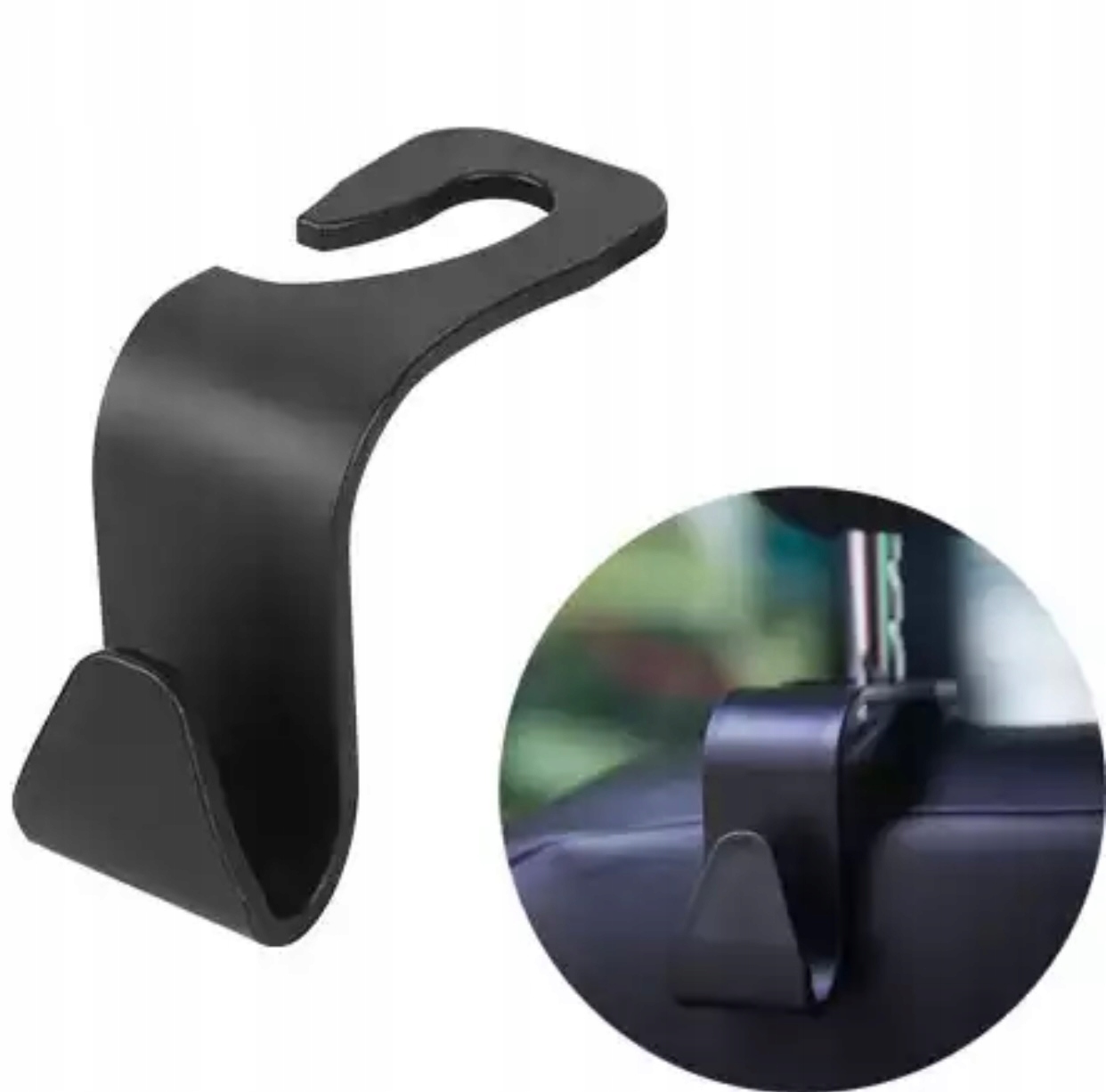 WIESZAK HAK NA ZAGŁÓWEK ZAKUPY DO SAMOCHODU AUTA ZAGŁÓWKA WIESZAKI UCHWYT