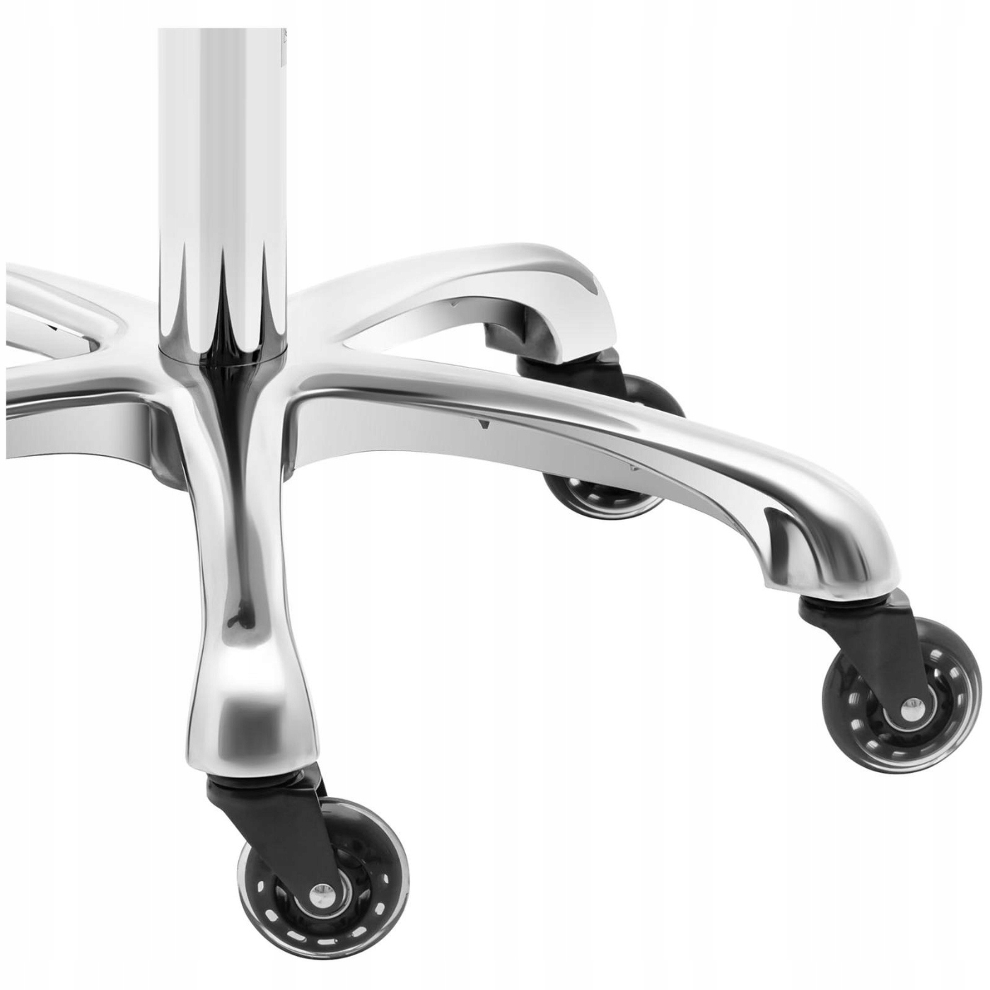 KRZESŁO SIODŁOWE OBROTOWE SIODŁO REGULACJA KÓŁKA Model YORK LIGHT GRAY