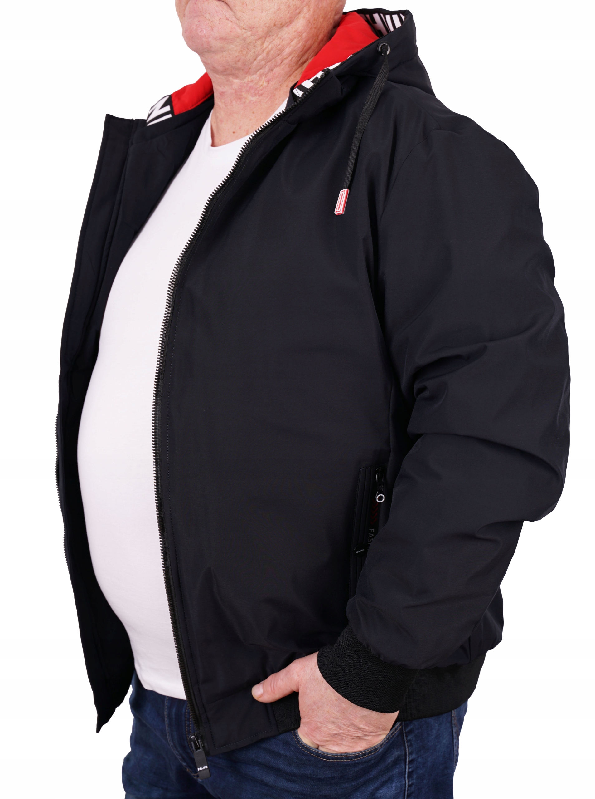 

Kurtka Przejściowa Kaptur Cienka Wiosenna Duża 4XL