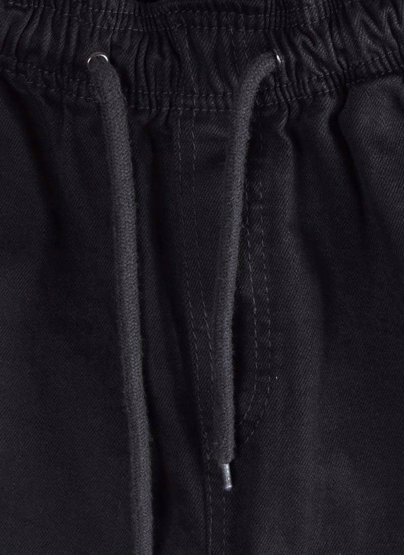 Spodnie XL Bossline Cut Jeans Joggery Czarne Fason chinos